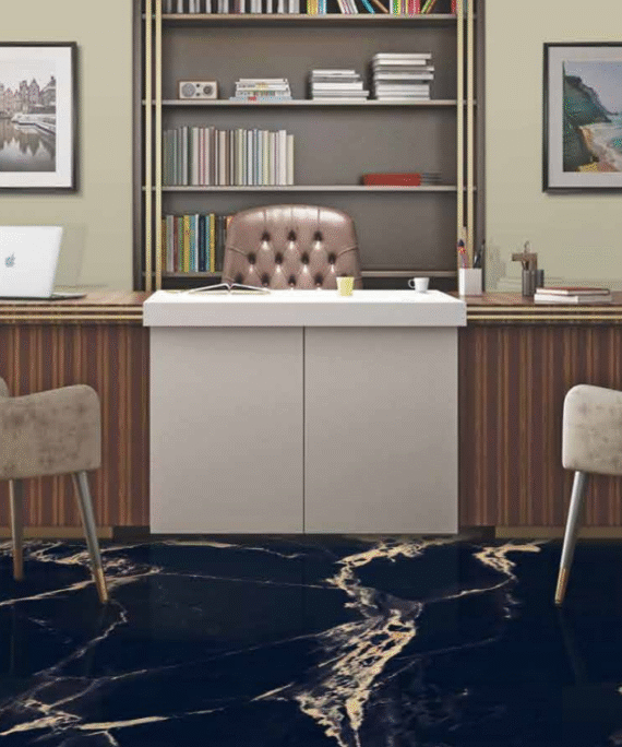 Victorian Black High Gloss-60cm*120cm